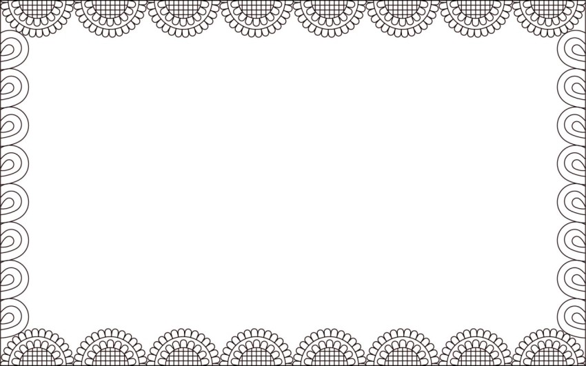 Vector Black and White Boarder designs